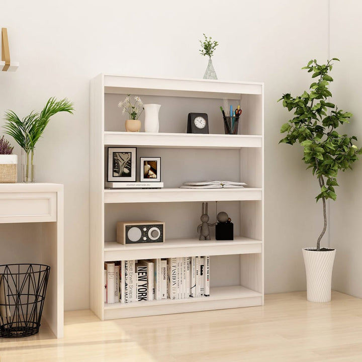 Bokhylla/Rumsavdelare 40X30X135,5 Cm Massiv Furu
