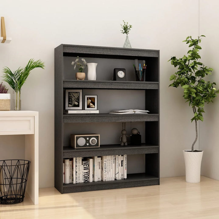 Bokhylla/Rumsavdelare 40X30X135,5 Cm Massiv Furu