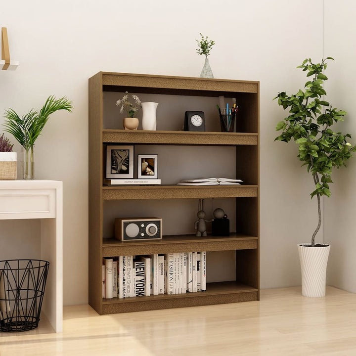 Bokhylla/Rumsavdelare 40X30X135,5 Cm Massiv Furu