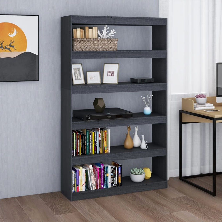Bokhylla/Rumsavdelare 40X30X135,5 Cm Massiv Furu