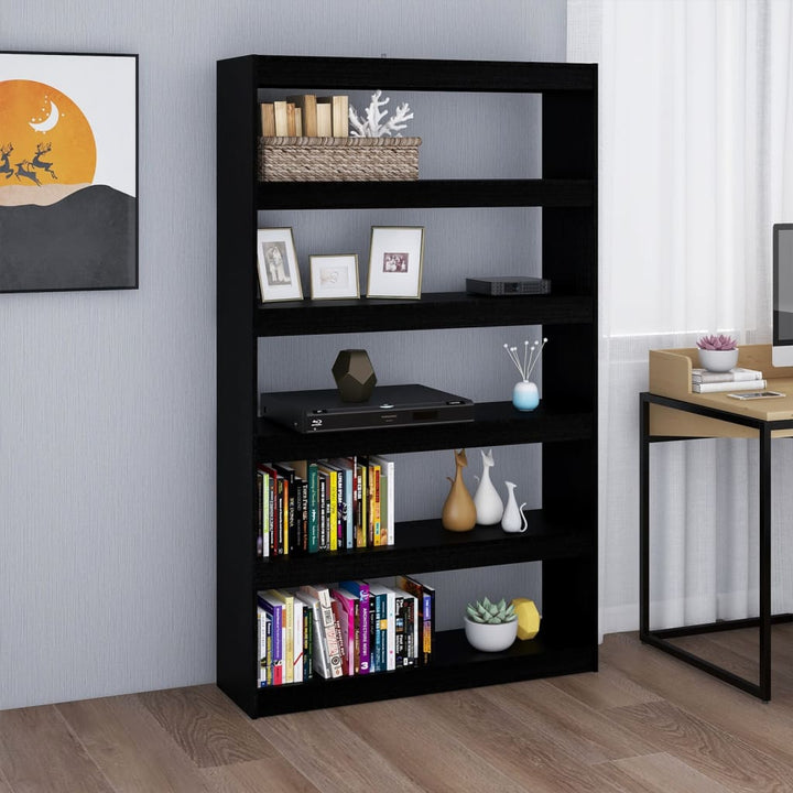 Bokhylla/Rumsavdelare 40X30X135,5 Cm Massiv Furu