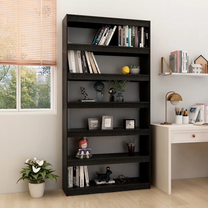 Bokhylla/Rumsavdelare 40X30X135,5 Cm Massiv Furu