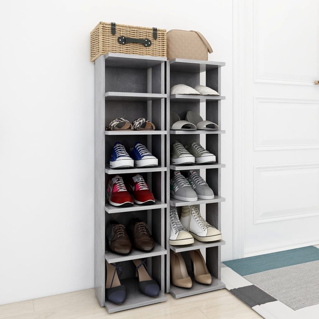 Skohyllor 2 St 27,5X27X102 Cm
