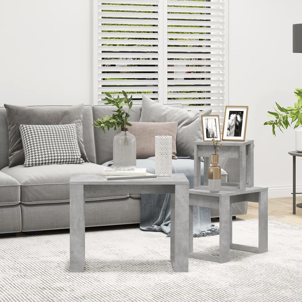 Satsbord 3 St Konstruerat Trä