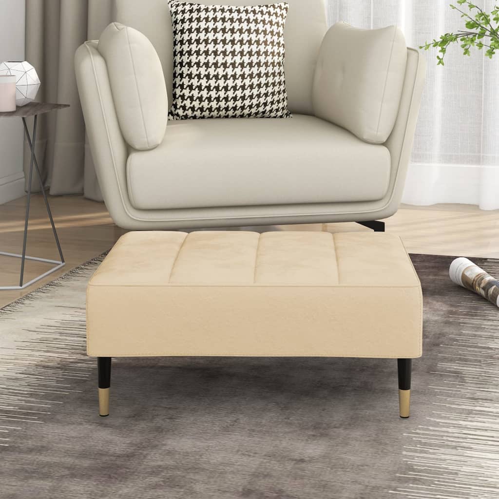 Fotpall 78X56X32 Cm Sammet