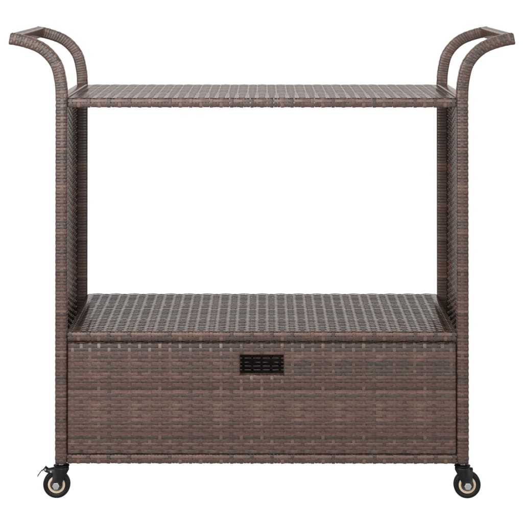 Serveringsvagn Med Låda 100X45X97 Cm Konstrotting