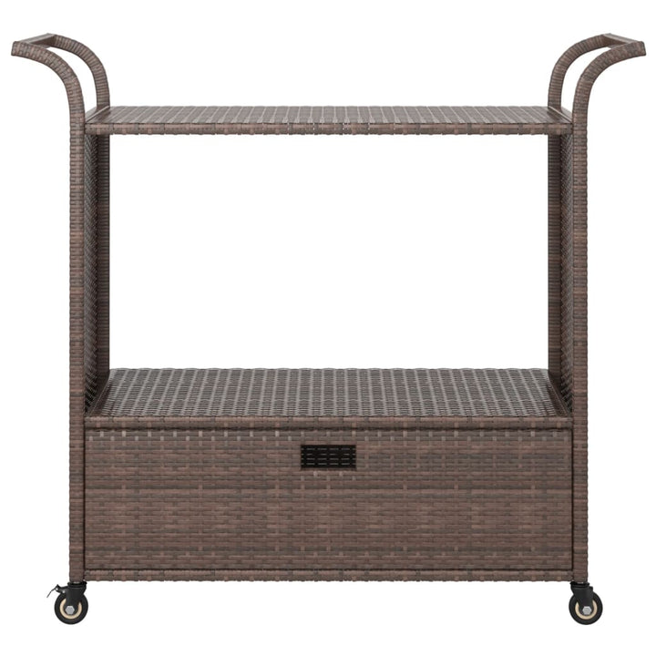 Serveringsvagn Med Låda 100X45X97 Cm Konstrotting