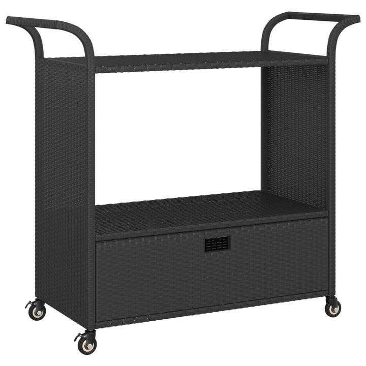 Serveringsvagn Med Låda 100X45X97 Cm Konstrotting