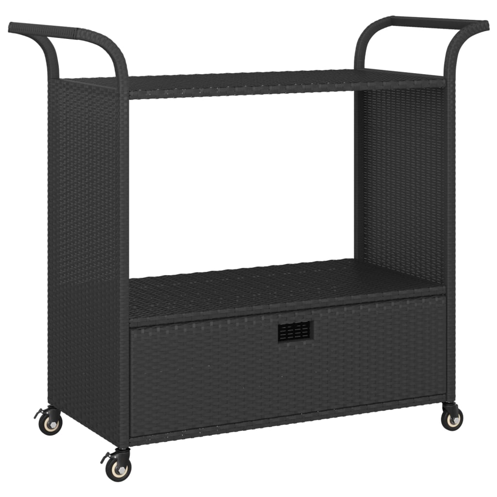 Serveringsvagn Med Låda 100X45X97 Cm Konstrotting