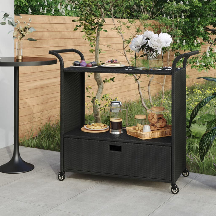 Serveringsvagn Med Låda 100X45X97 Cm Konstrotting