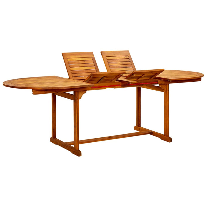 Trädgårdsbord (160-240)X100X75 Cm Massivt Akaciaträ