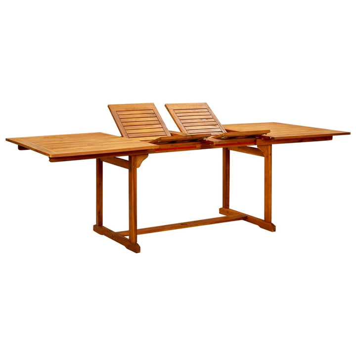 Trädgårdsbord (160-240)X100X75 Cm Massivt Akaciaträ
