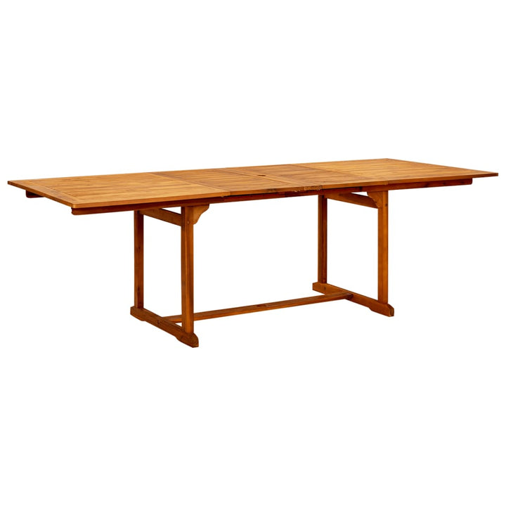 Trädgårdsbord (160-240)X100X75 Cm Massivt Akaciaträ