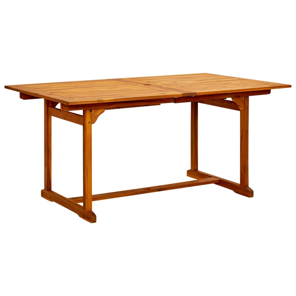 Trädgårdsbord (160-240)X100X75 Cm Massivt Akaciaträ