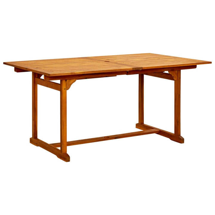 Trädgårdsbord (160-240)X100X75 Cm Massivt Akaciaträ