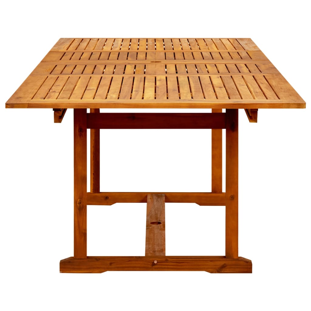 Trädgårdsbord (160-240)X100X75 Cm Massivt Akaciaträ