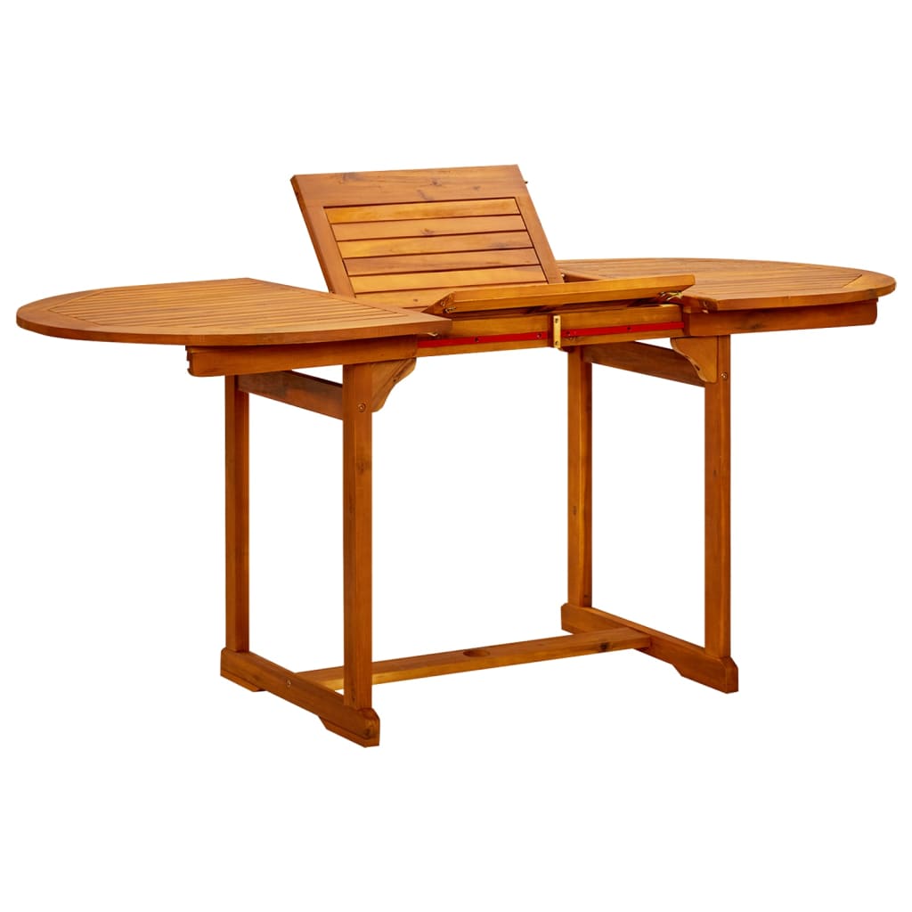 Trädgårdsbord (160-240)X100X75 Cm Massivt Akaciaträ