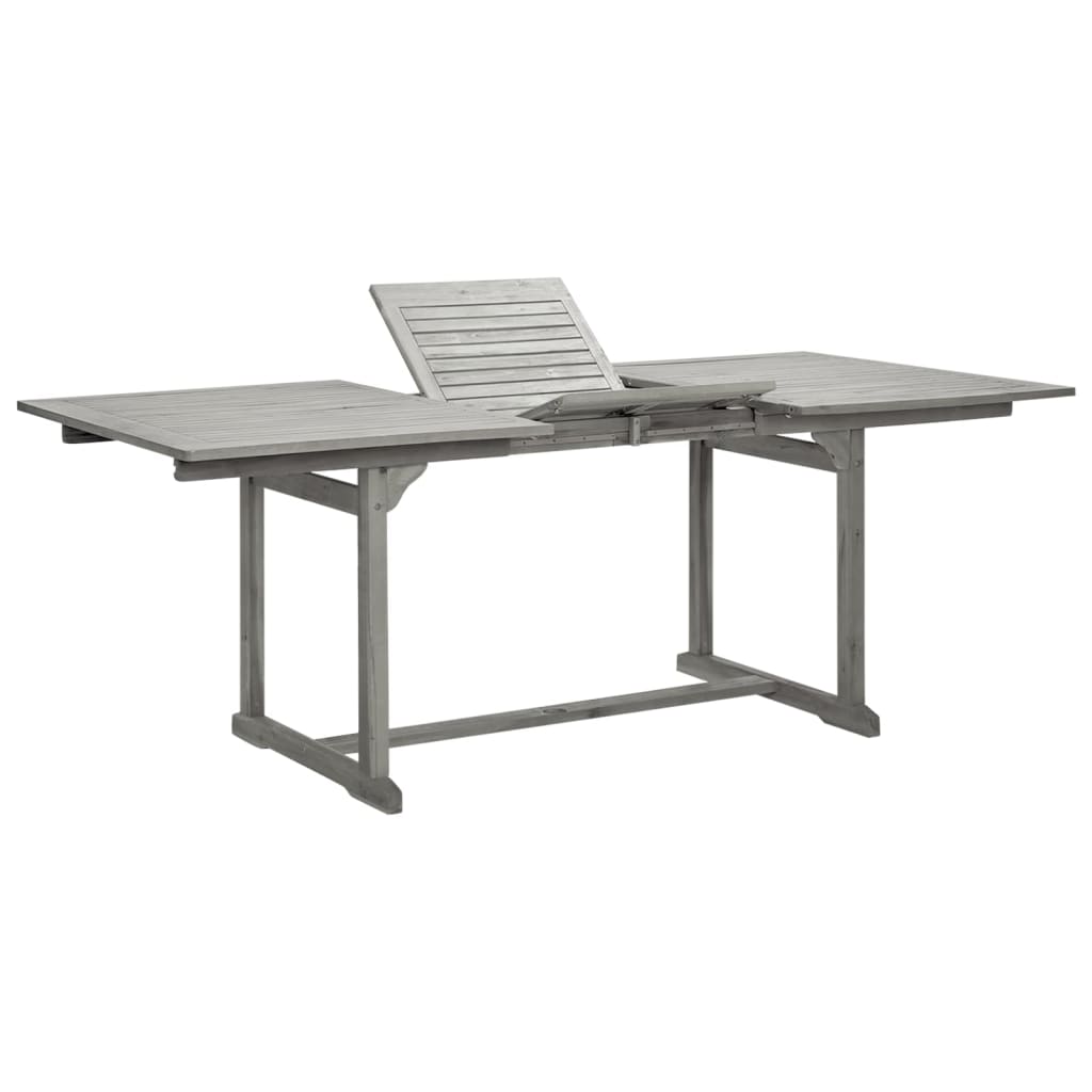 Trädgårdsbord (150-200)X100X75 Cm Massivt Akaciaträ