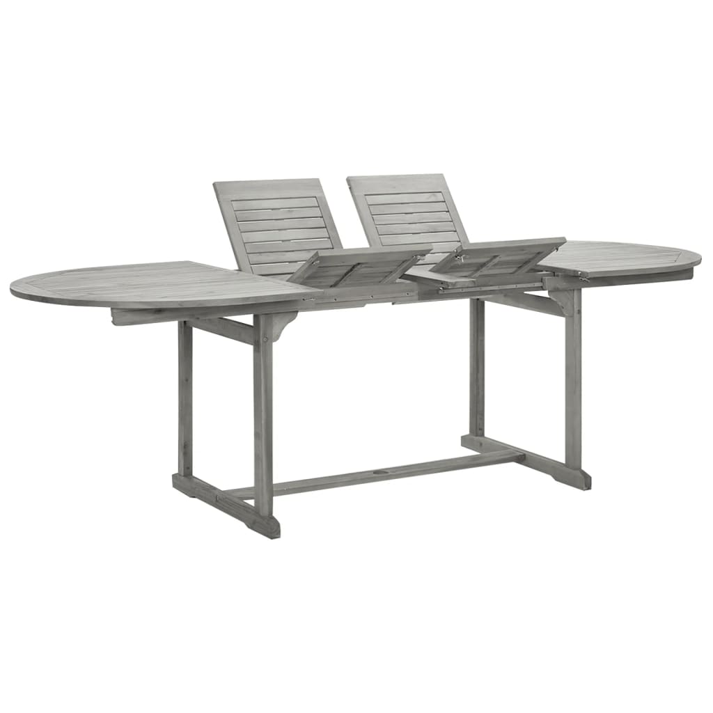 Trädgårdsbord (150-200)X100X75 Cm Massivt Akaciaträ