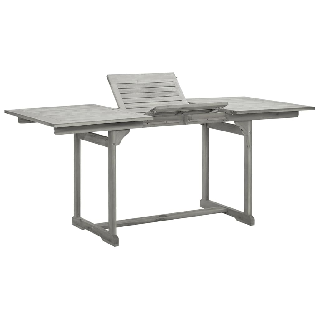 Trädgårdsbord (150-200)X100X75 Cm Massivt Akaciaträ