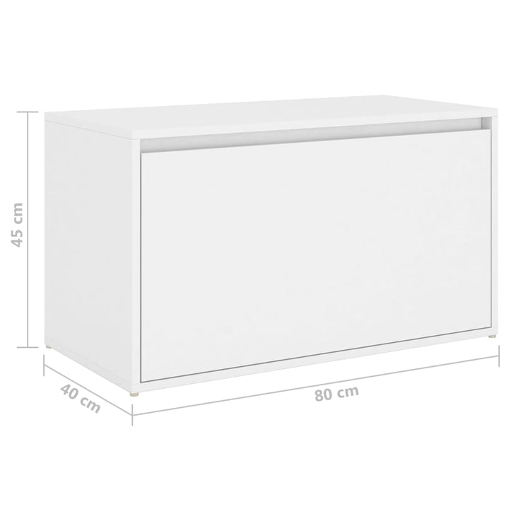 Hallbänk 80X40X45 Cm Konstruerat Trä