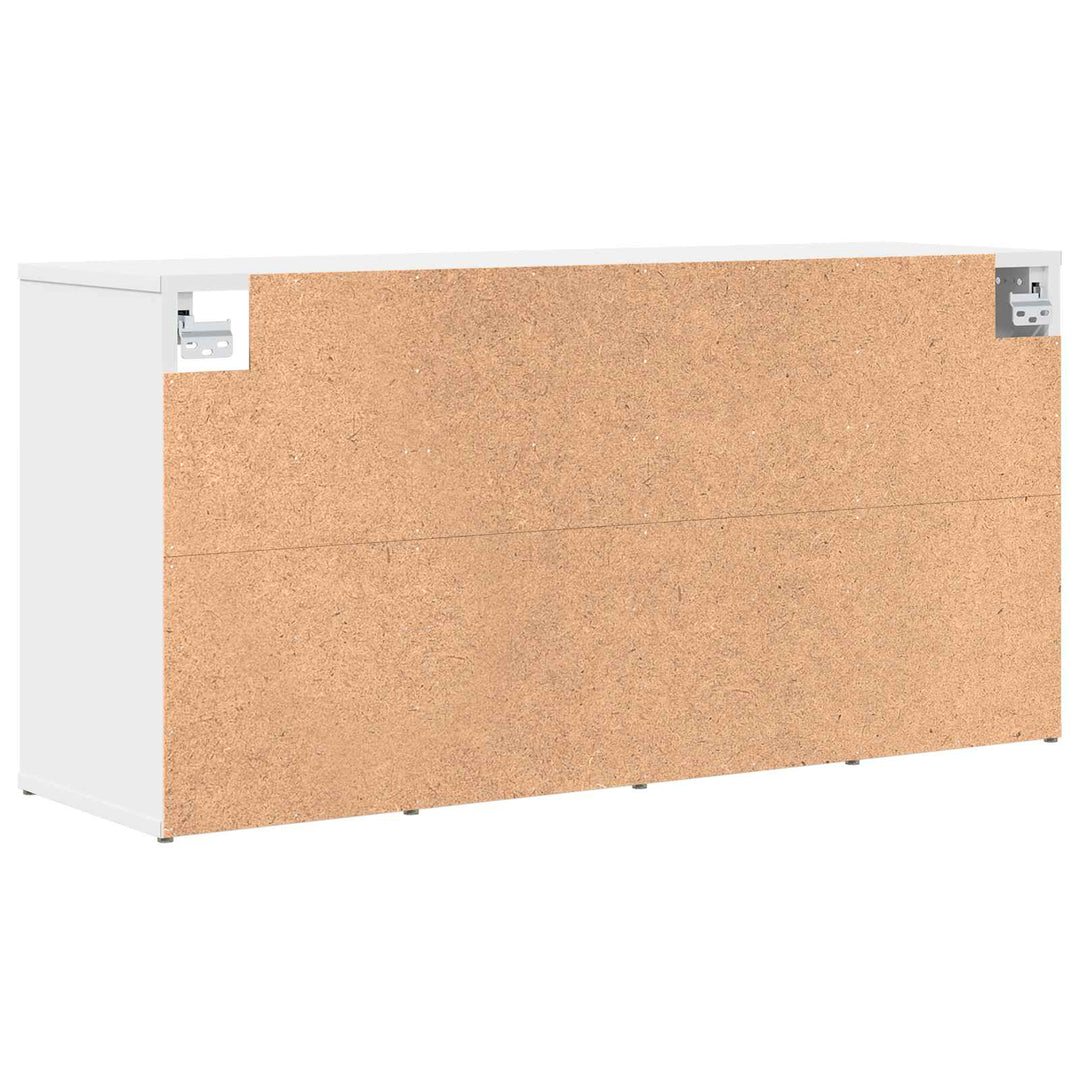 Skoskåp 103 X 30 X 51 Cm Konstruerat Trä Vit