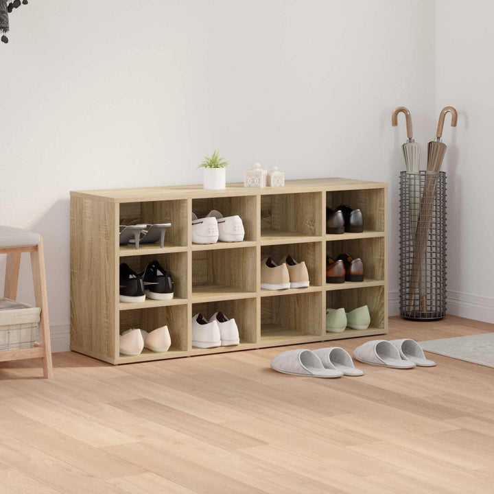 Skoskåp 103 X 30 X 51 Cm Konstruerat Trä Sonoma-Ek