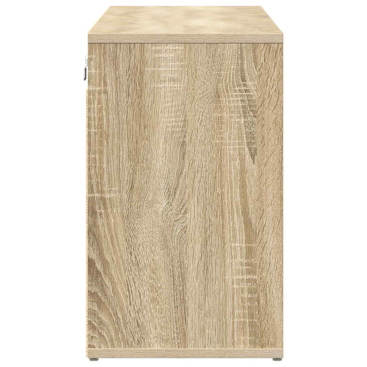 Skoskåp 103 X 30 X 51 Cm Konstruerat Trä Sonoma-Ek