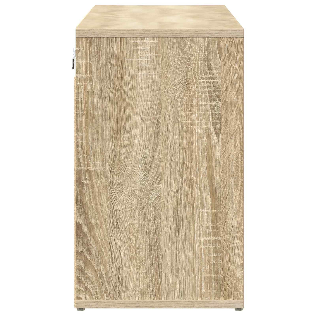 Skoskåp 103 X 30 X 51 Cm Konstruerat Trä Sonoma-Ek
