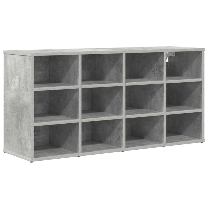 Skoskåp 103 X 30 X 51 Cm Konstruerat Trä Betonggrå