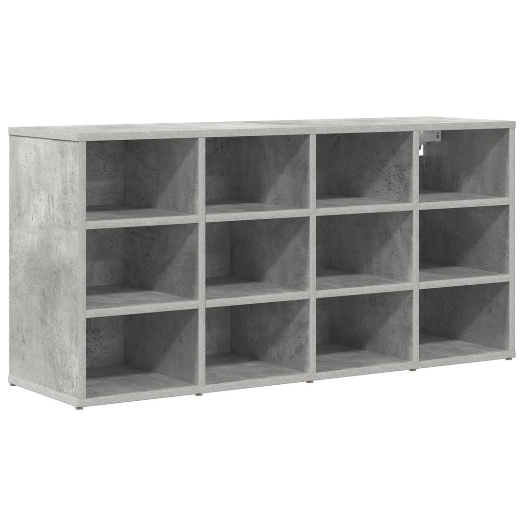 Skoskåp 103 X 30 X 51 Cm Konstruerat Trä Betonggrå