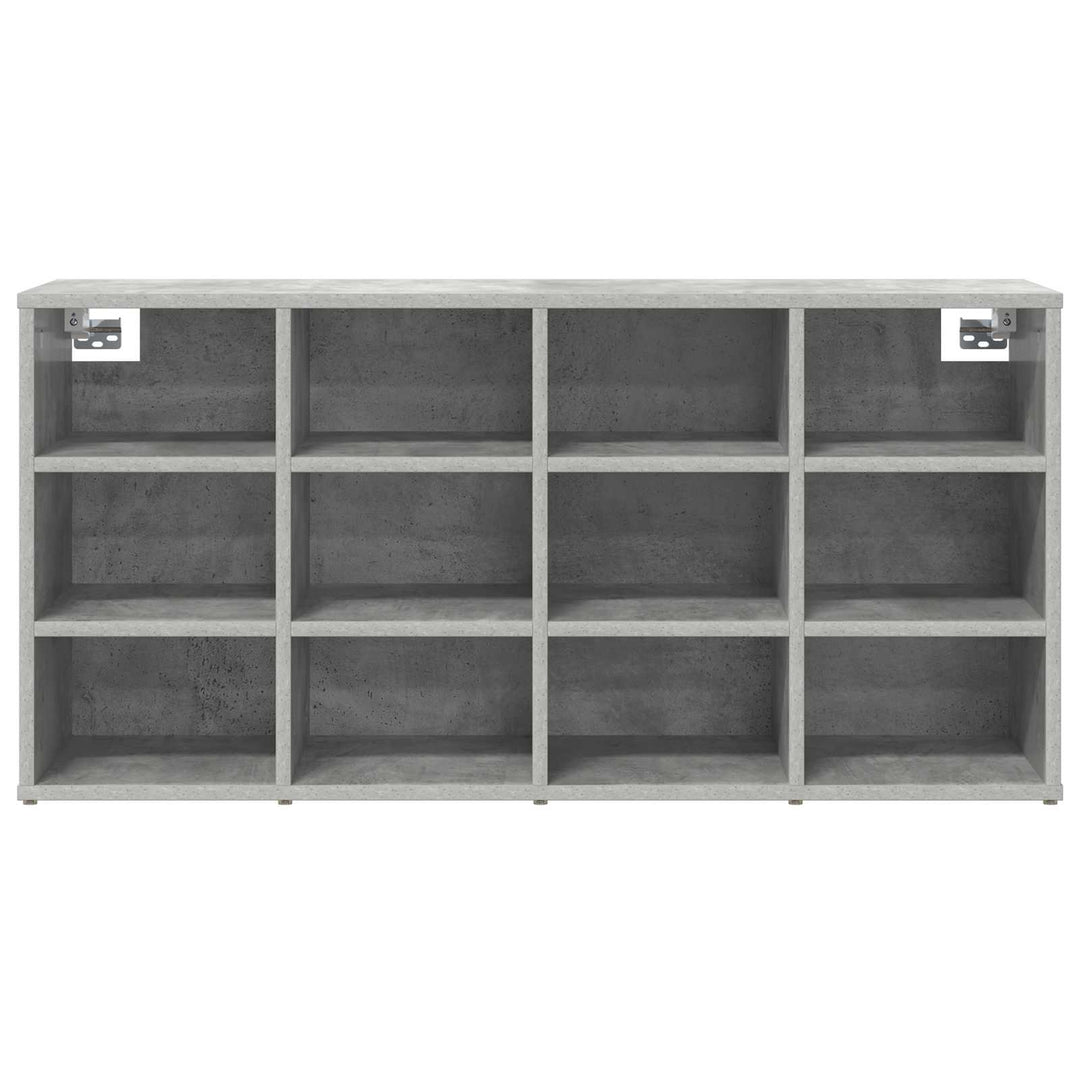 Skoskåp 103 X 30 X 51 Cm Konstruerat Trä Betonggrå