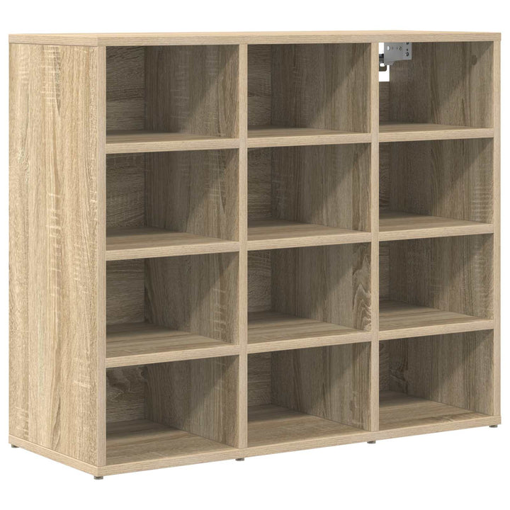 Skoskåp 77,5 X 30 X 67 Cm Konstruerat Trä Sonoma-Ek