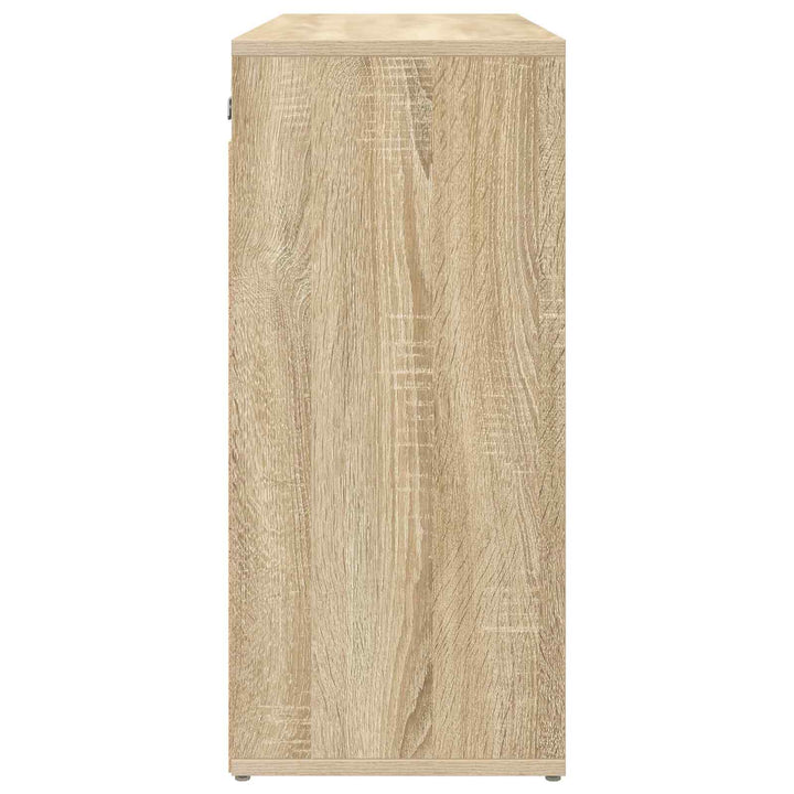 Skoskåp 77,5 X 30 X 67 Cm Konstruerat Trä Sonoma-Ek