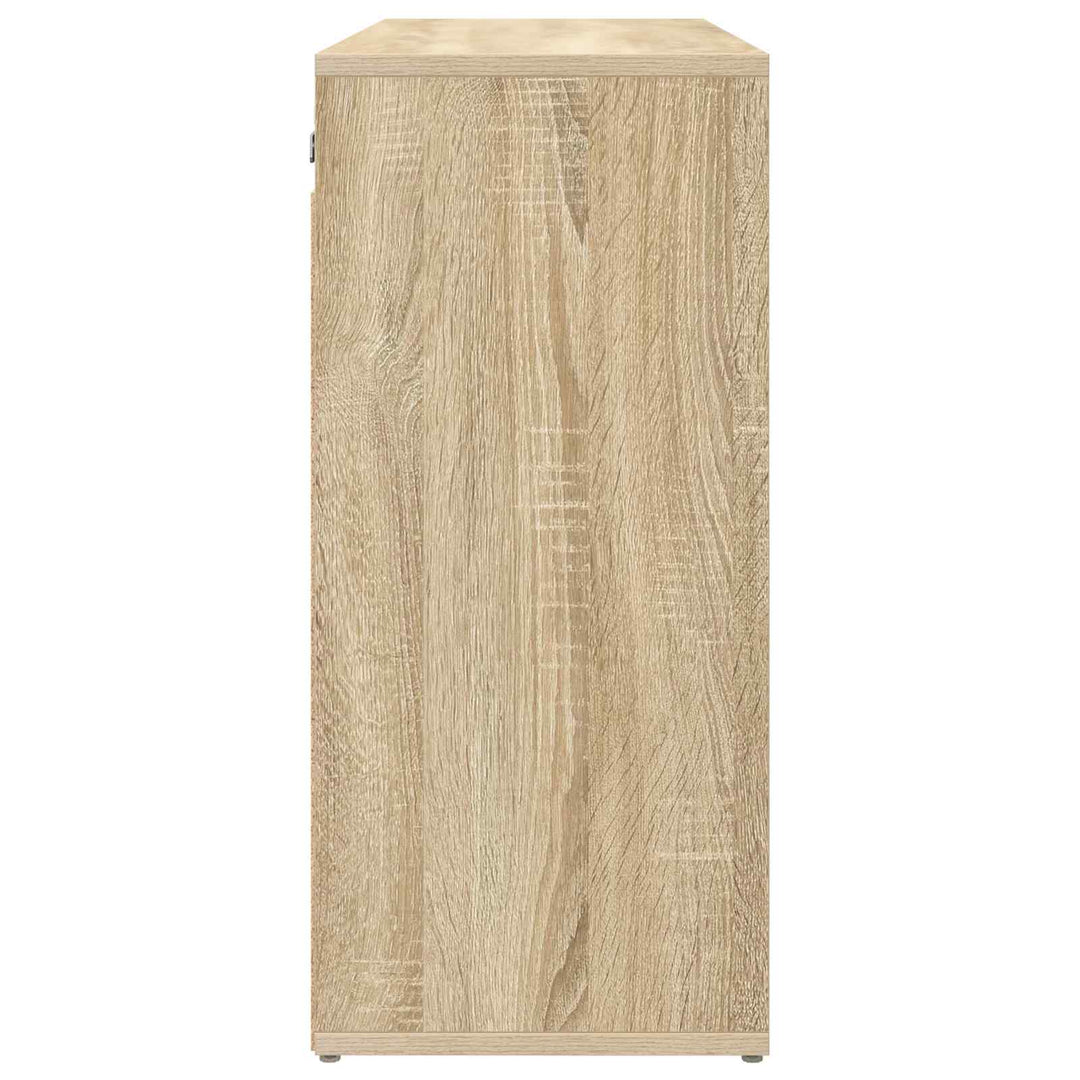 Skoskåp 77,5 X 30 X 67 Cm Konstruerat Trä Sonoma-Ek