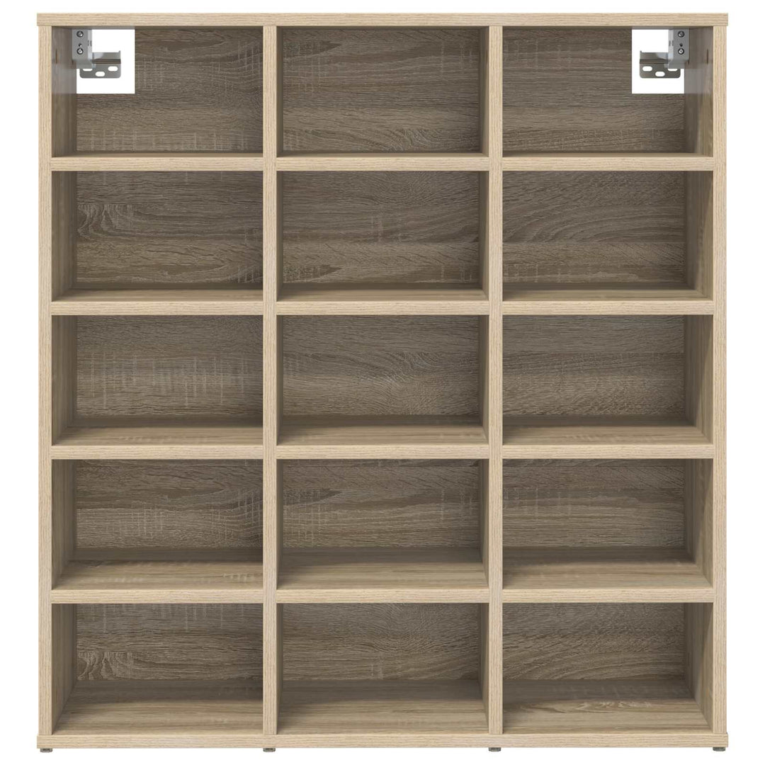 Skoskåp 77,5 X 30 X 83,5 Cm Konstruerat Trä Sonoma-Ek