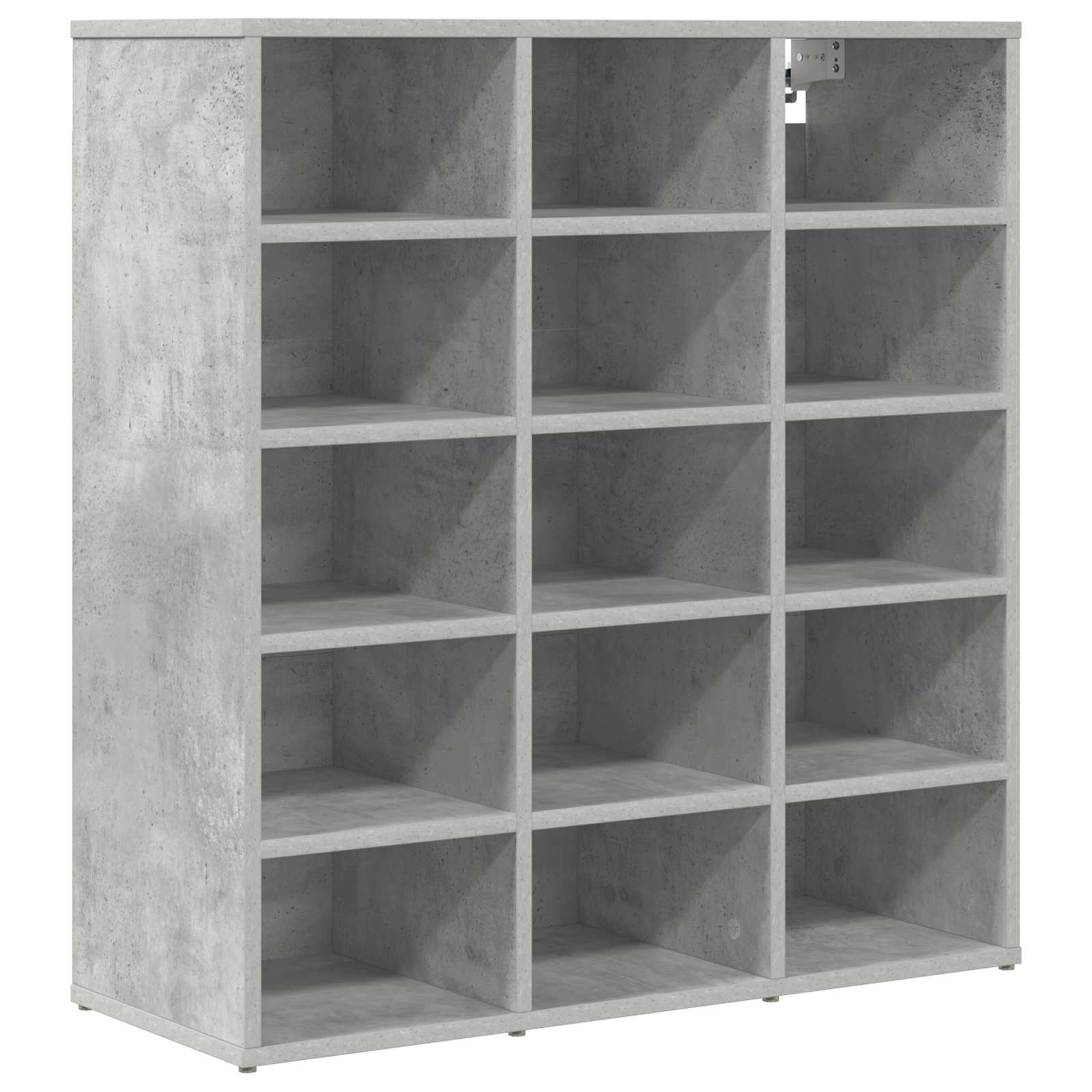 Skoskåp 77,5 X 30 X 83,5 Cm Konstruerat Trä Betonggrå