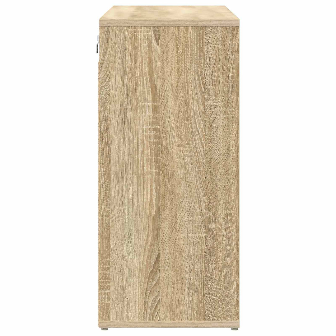 Skoskåp 103 X 30 X 67 Cm Konstruerat Trä Sonoma-Ek