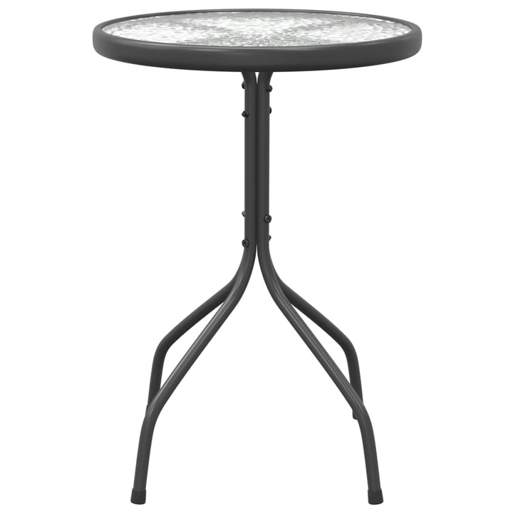 Trädgårdsbord Ø50X71 Cm Stål Antracit