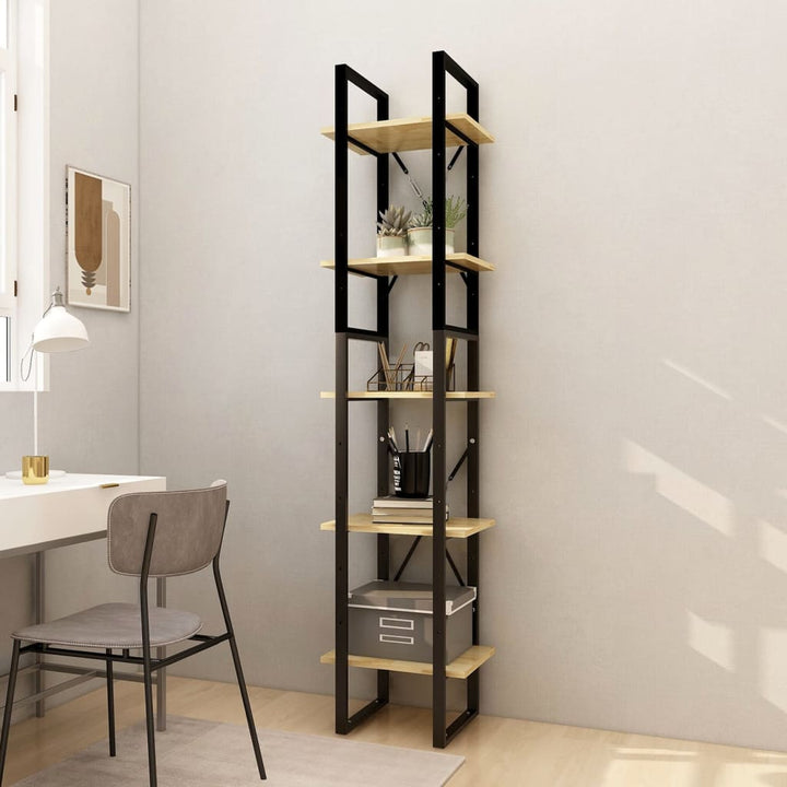 Bokhylla 5 Hyllplan 80X30X175 Cm Massiv Furu