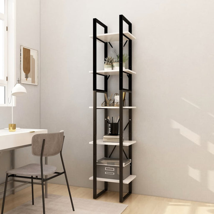 Bokhylla 5 Hyllplan 80X30X175 Cm Massiv Furu