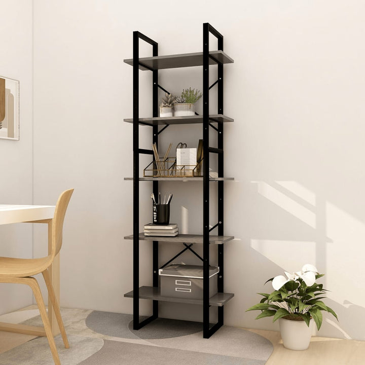 Bokhylla 5 Hyllplan 80X30X175 Cm Massiv Furu