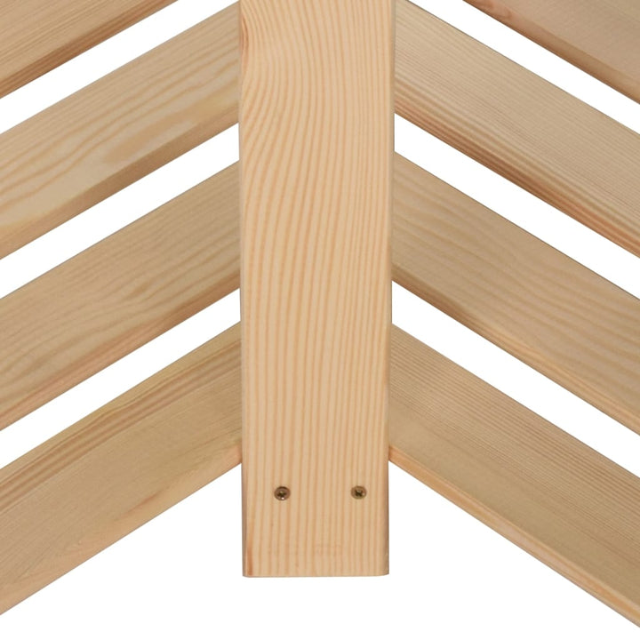 Lagerhylla Hörn 5 Hyllplan 82,5X82,5X170 Cm Massiv Furu