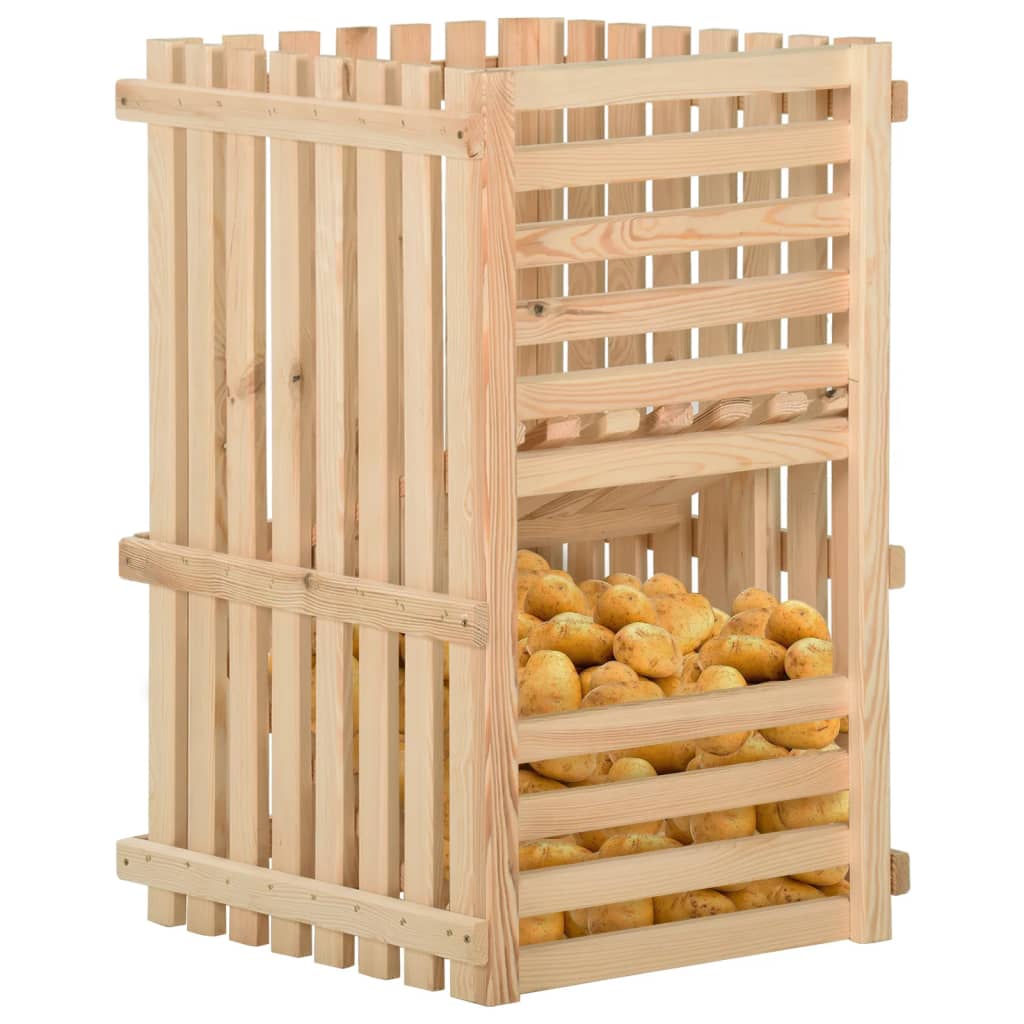 Potatislåda Massiv Furu