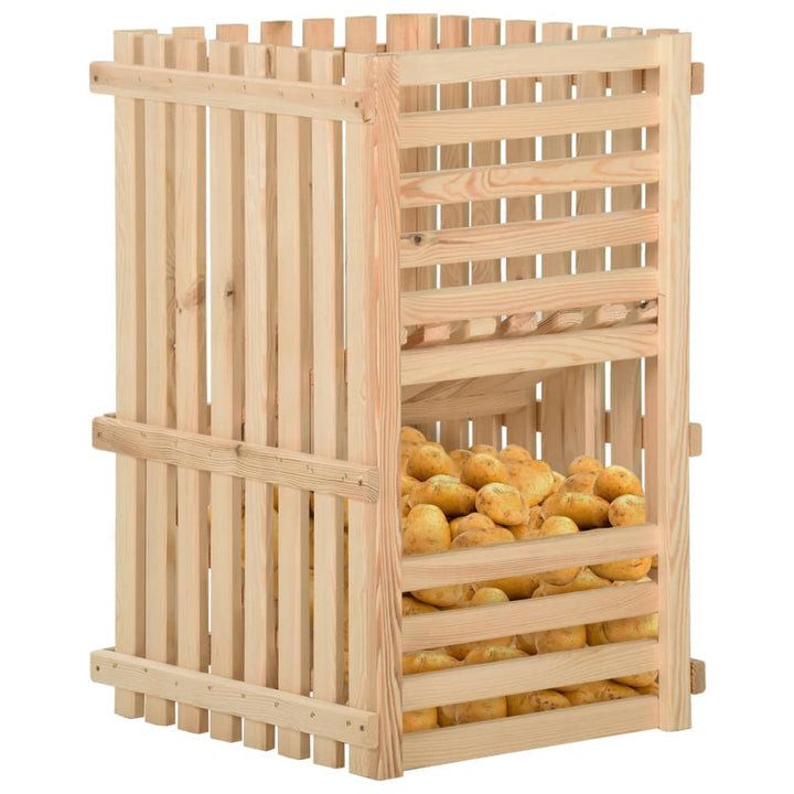 Potatislåda Massiv Furu
