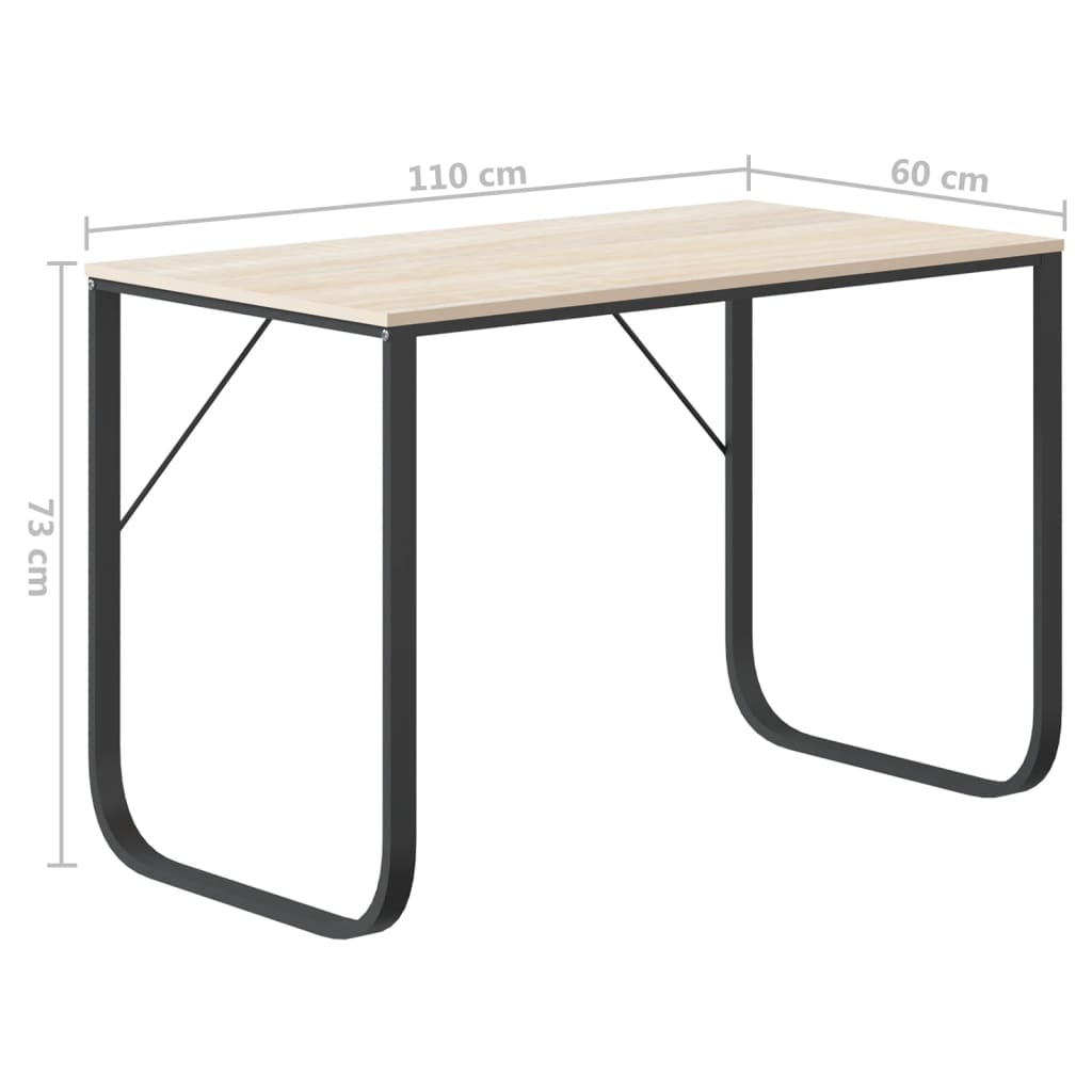 Datorbord 110X60X73 Cm Spånskiva