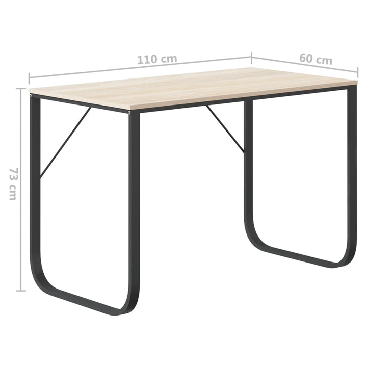 Datorbord 110X60X73 Cm Spånskiva