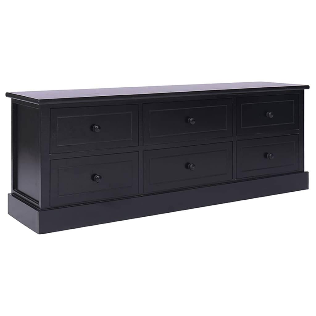 Tv-Bänk 108X30X40 Cm Massivt Kejsarträ