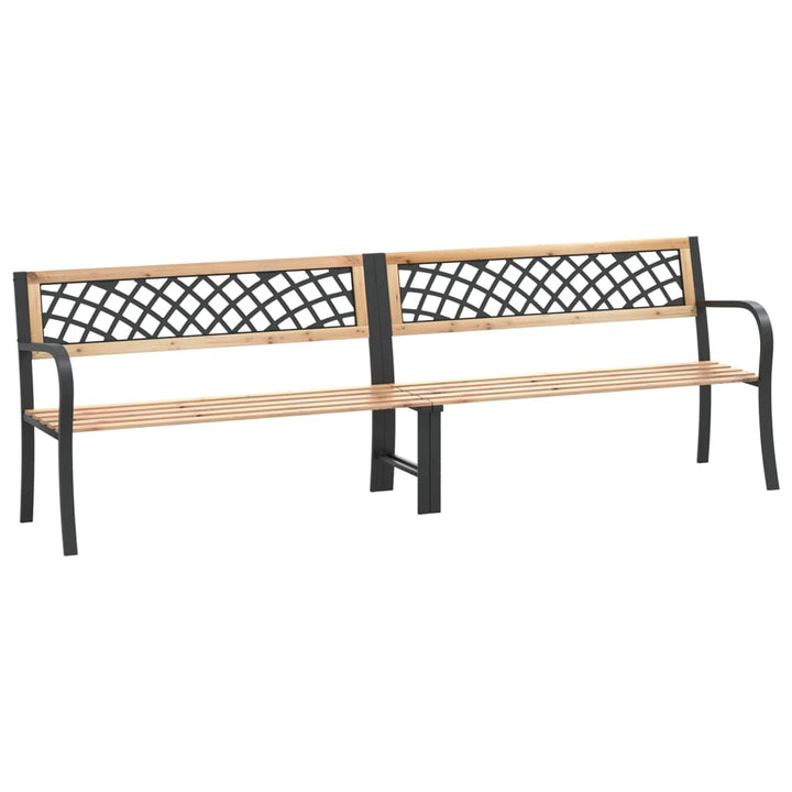 Trädgårdsbänk Dubbel 238 Cm Kinesiskt Granträ