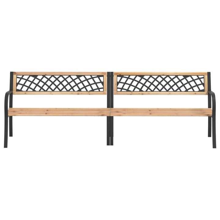 Trädgårdsbänk Dubbel 238 Cm Kinesiskt Granträ